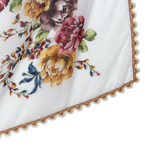 Tulbent Scarf Handmade Crochet Detailing NWOT - Picture 7 of 9